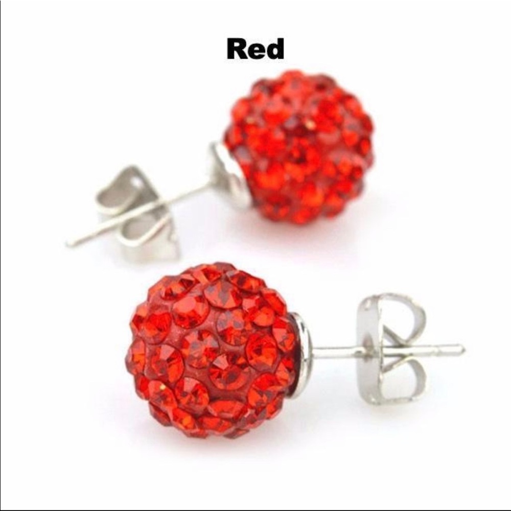 5 pair of Glitter Earring Studs for $12 - Picture 11 of 16